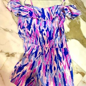 Lily Pulitzer cold shoulder romper